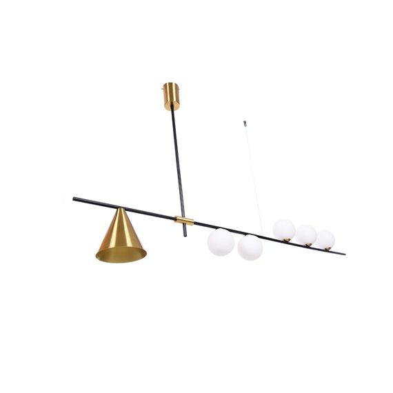 Подвесной светильник Lumina Deco Renzo LDP 6043-6 BK+MD