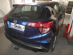 Оцинкованный фаркоп на Honda HR-V 2014-2021 (без электрики), Galia H097C