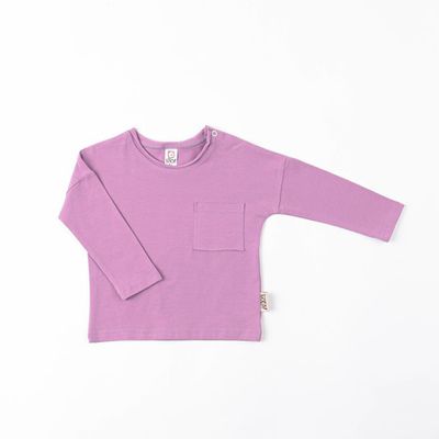 Basic long sleeve T-shirt - Lilac