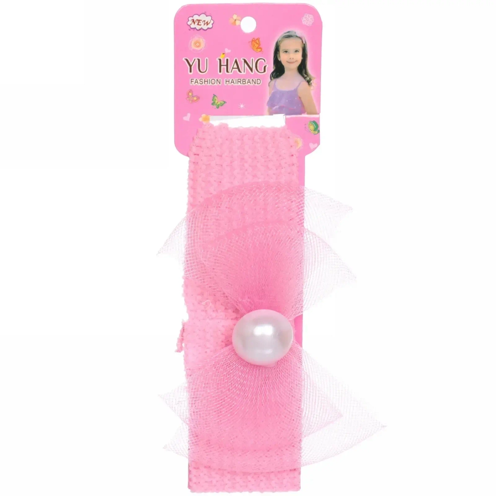 Повязка на голову детская на блистере «Little Krasa - Лейла», 6 цветов, 3,5*17 см