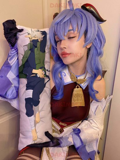 Мини дакимакура Какаши Хатаке из Наруто арт. M0285, 60х20 см