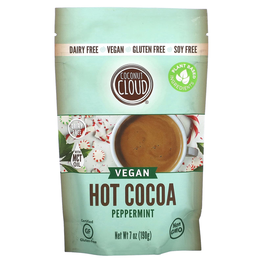 Coconut Cloud, Vegan Hot Cocoa, перечная мята, 198 г (7 унций)