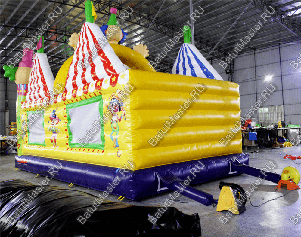 Надувной батут "Маленькие клоуны" 8*4*5.5