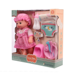 Пупс функциональный с аксессуарами 36см, коробка 168-10B