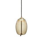 Pendant design lamp  Knot Uovo by Brokis (Cognac)