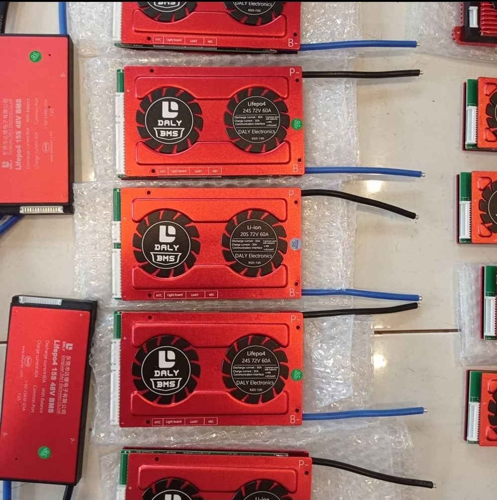 Плата контроля BMS Smart  Li-Ion  20S 72V 60A