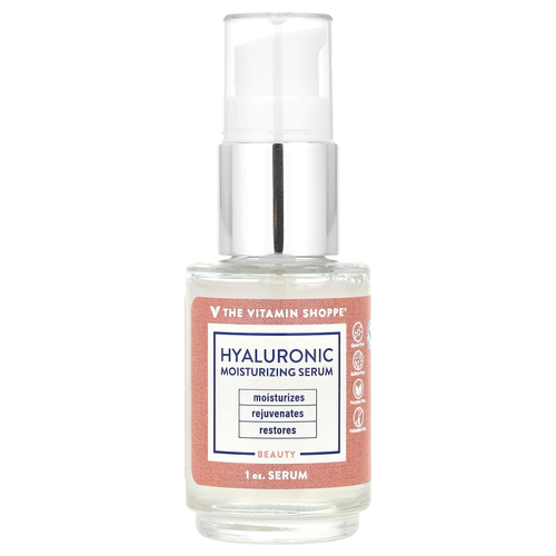 The Vitamin Shoppe, Увлажняющая сыворотка с гиалуроновой кислотой, 1 унция