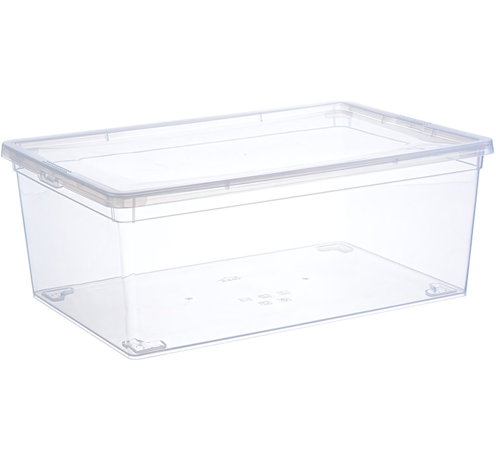 Ящик прозрачный 10л 370х250х140мм М2352