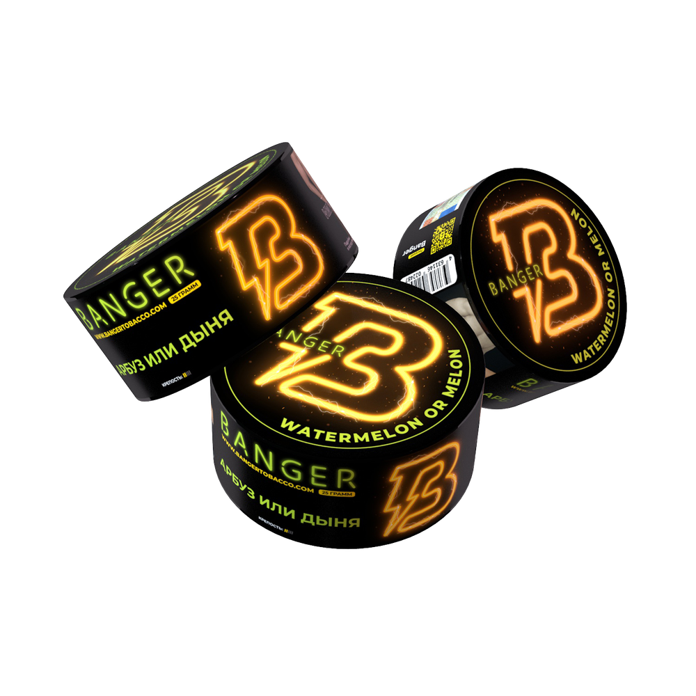 М. Табак для кальяна Banger  Watermelon or Melon (Арбуз, дыня) 25 гр.