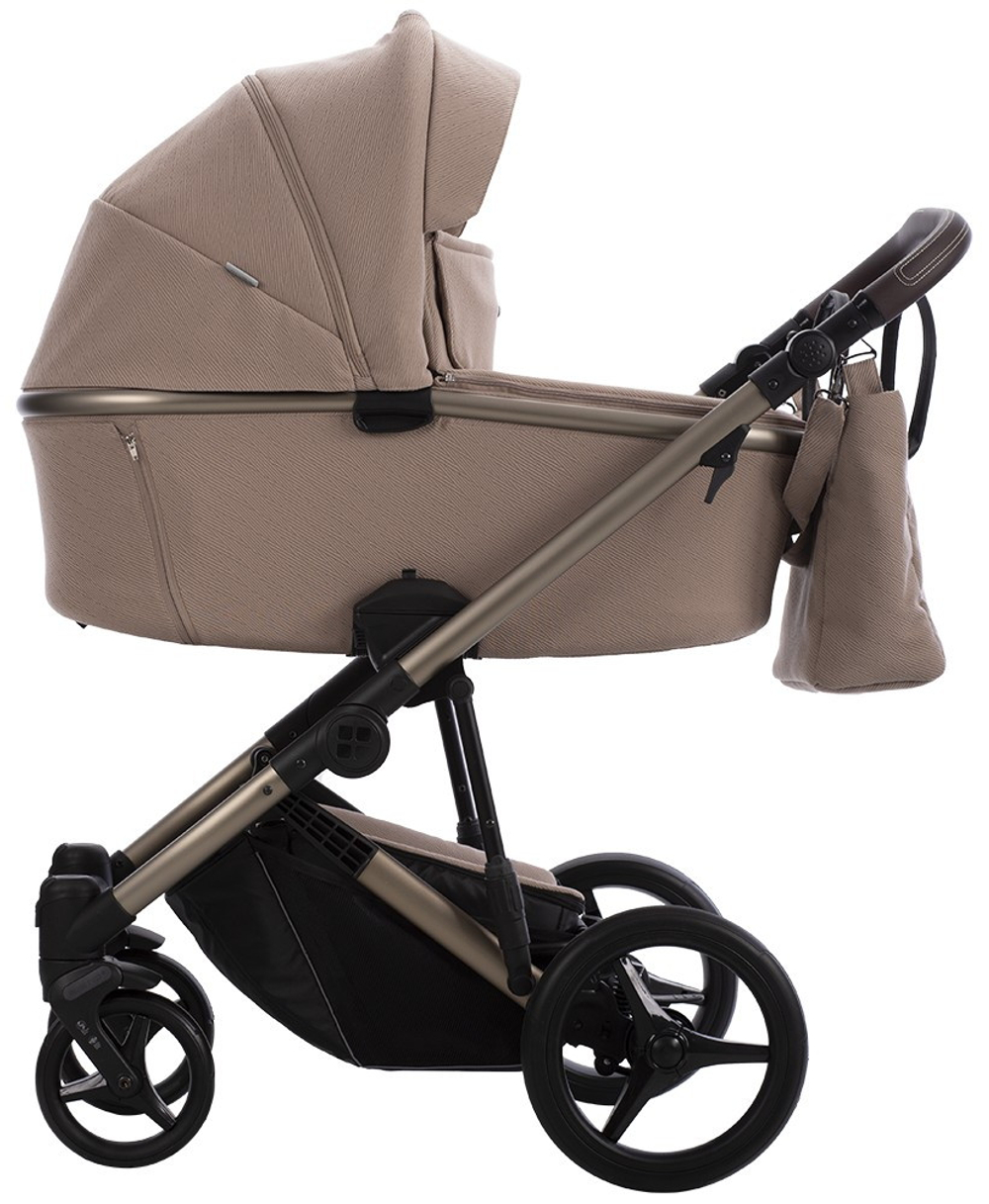 Детская коляска Bebetto Loren Sand 3 в 1 с автокреслом Avionaut Cosmo 02 бежевый