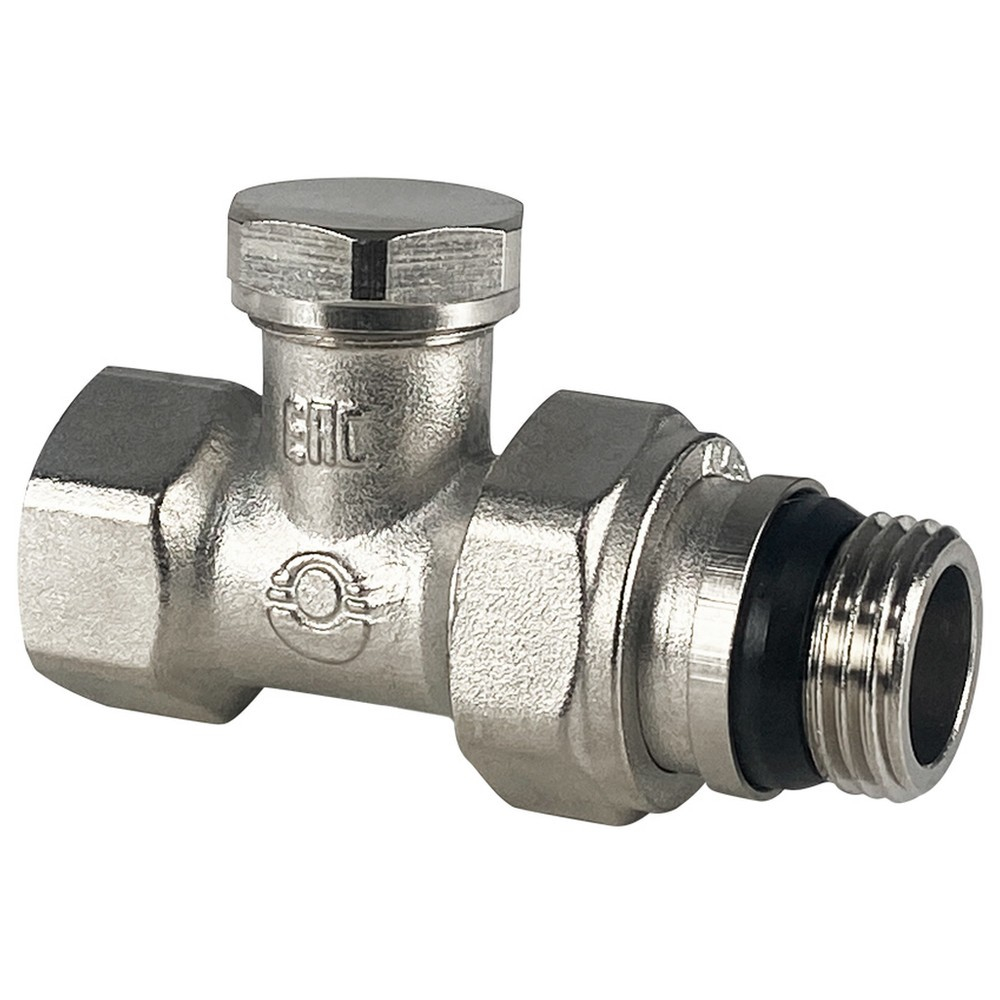 Клапан запорный прямой 1/2" с дополнительным уплотнением (VALFEX VF.020.NN.04)