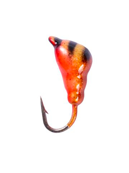 Мормышка вольфрамовая Lucky John МУРАВЕЙ крашеная с петелькой 030/57