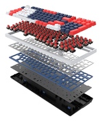 Клавиатура  A4Tech Bloody S98 Sports Navy BLMS Plus