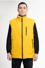 Жилет зимний цв.горчица