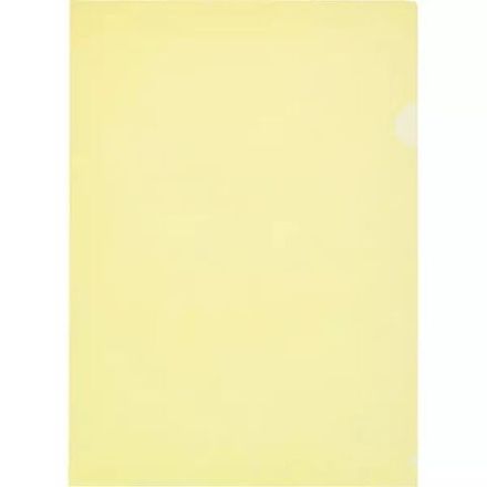 Папка-уголок А4 МАМ, 180мкм, прозрачная желтая