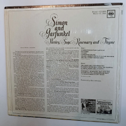 Винтажная виниловая пластинка Simon And Garfunkel Parsley, Sage, Rosemary And Thyme (US 1980)