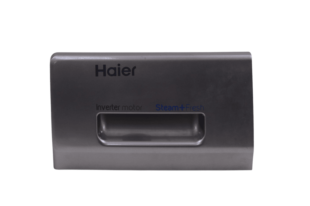 Крышка дозатора 0020206875 стиральной машины Haier (серая)