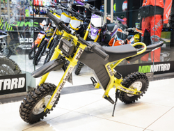 Мотоцикл электрический KiloWatT KIB KROSS 900 Yellow (LED)