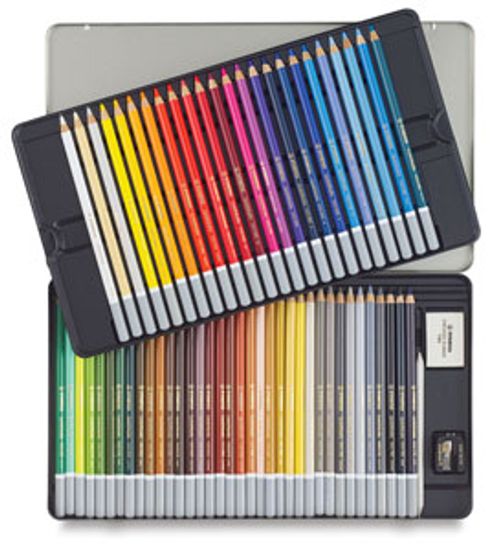 Набор карандашей для ретуши цветные, 60 шт, упак