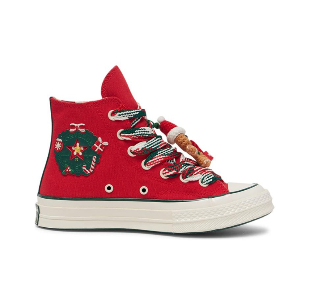 Кеды Converse Chuck 70 High 'X-Mas Gingerbread & Knit Sock - Red' A12454C