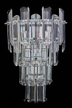 Бра 3*Е14 LE7161/1W CH хром/прозрачный Jacqueline Leon