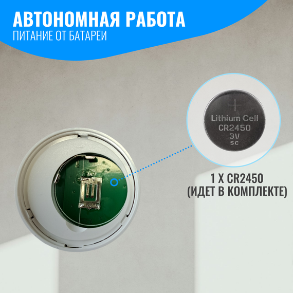 Умный ZigBee датчик температуры и влажности Smart Aura