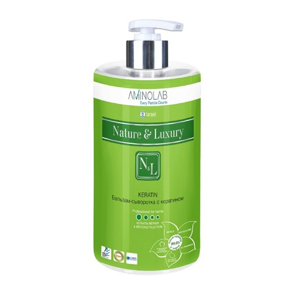 Бальзам-сыворотка для волос с кератином Nature & Luxury Keratin Repair 730мл