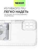 Чехол BROSCORP для Samsung Galaxy A22S 5G оптом (арт. SS-A22S(5G)-TPU-POCKET)