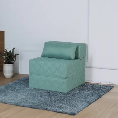 Бескаркасное кресло-кровать (трансформер) BuyDream (бирюзовый)