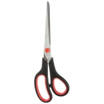 Ножницы универсальные бытовые «ИДЕЯДОМА», цвет черный, 21см (блистер Селфи)