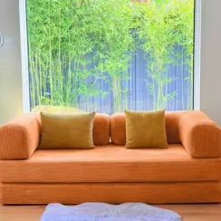 Диван Teddy, оранжевый