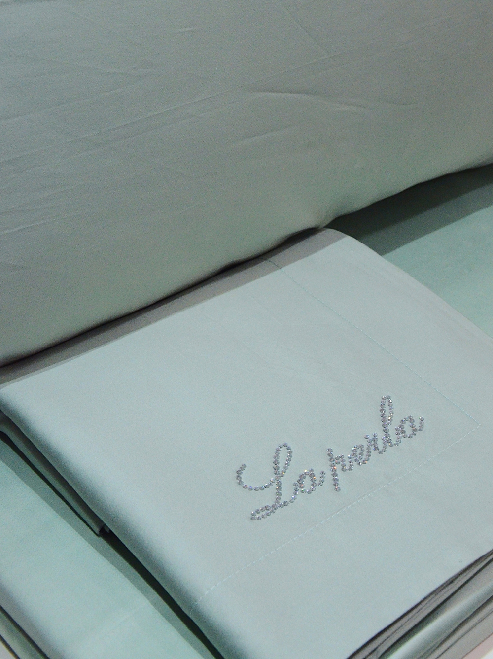 Постельное белье La Perla Light Green евро