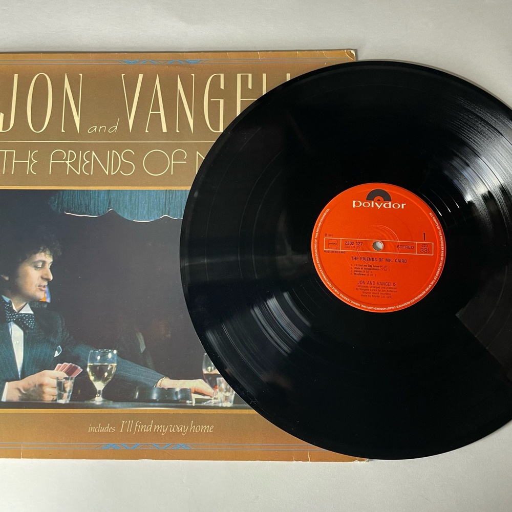 Винтажная виниловая пластинка LP Jon And Vangelis The Friends Of Mr. Cairo (Германия 1981)