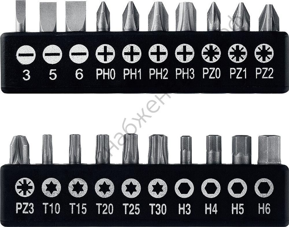 STAYER Hercules-K27 27 предм., Набор отверток с насадками (25827)