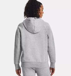 Женская флисовая толстовка Under Armour UA Rival Fleece Hoodie-GREY