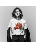 Термонаклейка на одежду, термопринт АвтоЦветы