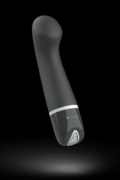 Черный G-вибростимулятор Bdesired Deluxe Curve - 15,2 см. (Цвет: черный)