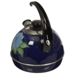 Чайник сталь, эмал, 3.5 л, свист, руч консоль, Рубин, С1599, син, T04/35/05/01/ 13/ 14/ 27/ 31