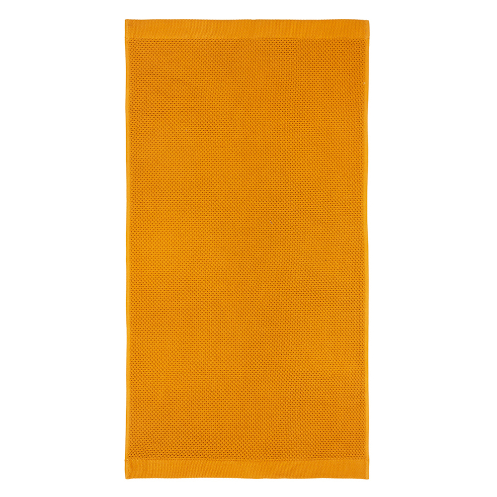Полотенце для рук вафельное цвета карри из коллекции essential, 50х90 см