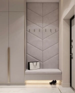 Мягкие панели и сиденье в прихожую