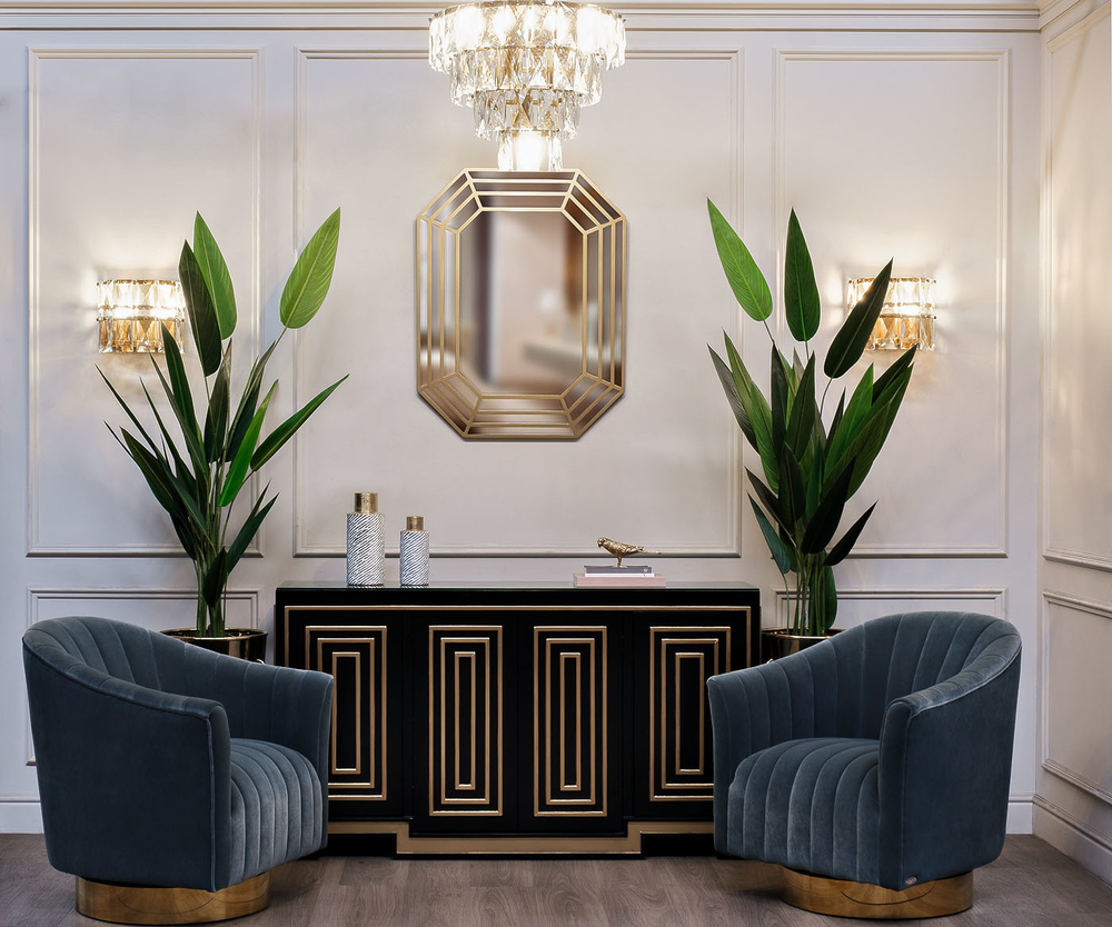 Бра с кристаллами Garda Decor K2KG1113W-2