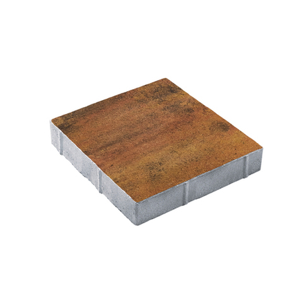 Тротуарная плитка КВАДРАТ 400х400 мм - Листопад гладкий Саванна