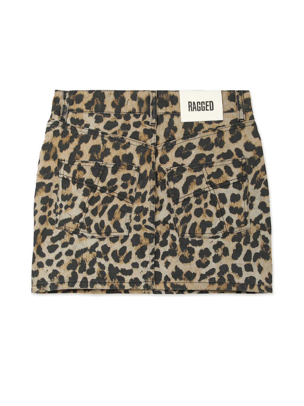 Юбка Denim Leopard Mini