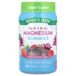 Nature's Truth, Just 4 Kidz, жевательные мармеладки с магнием, вкусное ягодное ассорти, 50 жевательных таблеток