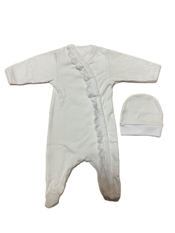 Костюм из 2х предметов (комбинезон №2 +шапочка) из интерлока (100% хлопок) на рост 62 см