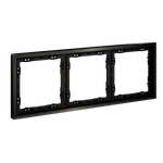 Рамка металлическая на 3 поста, S70 Metal (антрацит)