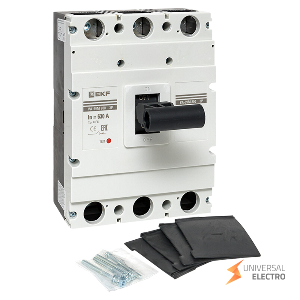 Выключатель автоматический ВА-99М 800/630А 3P 50кА EKF