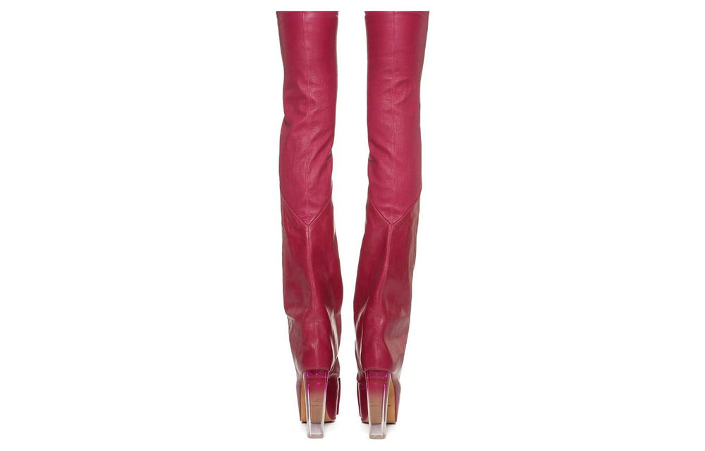 RICK OWENS/RO Over the knee Boots Women"s Pink