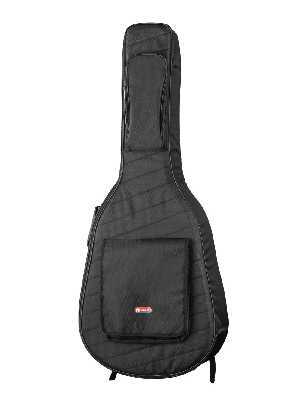 Lutner LDG-7 Чехол профессиональный для акустической гитары, стеганный. Утеплитель: Пена стенофон (полиэтилен высокого давления), толщина 15 мм. Цвет: черный. Вес: 1,75кг.