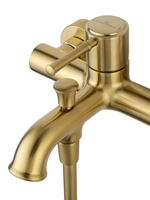 Смеситель для ванны с душем WONZON & WOGHAND TOR, Брашированное золото (WW-88037073-BG)